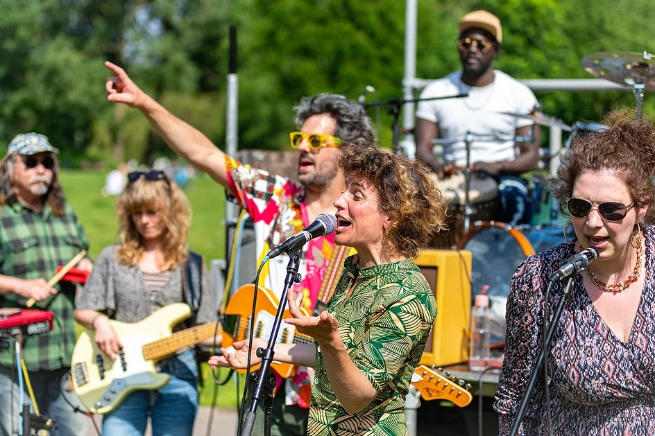 AfroGrooves live outdoor performance